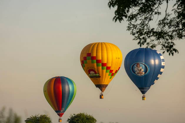Meeting of pilots and owners of hot air balloons, on June 21, 2026, in Katusice, near Bela pod Bezdezem, Czech Republic. (CTKxPhoto RadekxPetrasek) CTKPhotoP2026062102319  CTKPhotoP2026062102319