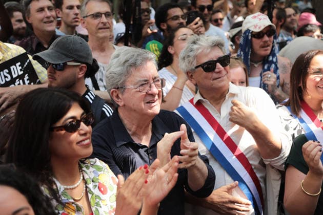 Anti-racism and anti-far-right demonstration held in Paris PARIS, FRANCE - JUNE 21: Jean-Luc Melenchon, founder of the La France Insoumise (Unsubmissive France) party, attends a protest against racism and the far-right in the Barbes neighborhood of Paris, Ile-de-France region, France on June 21, 2026. Mohamad Salaheldin Abdelghani Alsayed Anadolu Paris France. Editorial use only. Please get in touch for any other usage.  Copyright: x2026xAnadoluxMohamadxSalaheldinxAbdelghanixAlsayedx