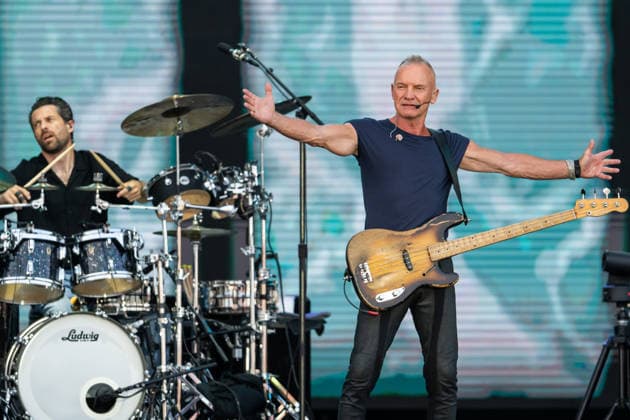 A concert by British musician Sting as part of the Metronome Prague music festival, on June 21, 2026, in Prague, Czech Republic. (CTKxPhoto OndrejxDeml) CTKPhotoP2026062105891  CTKPhotoP2026062105891
