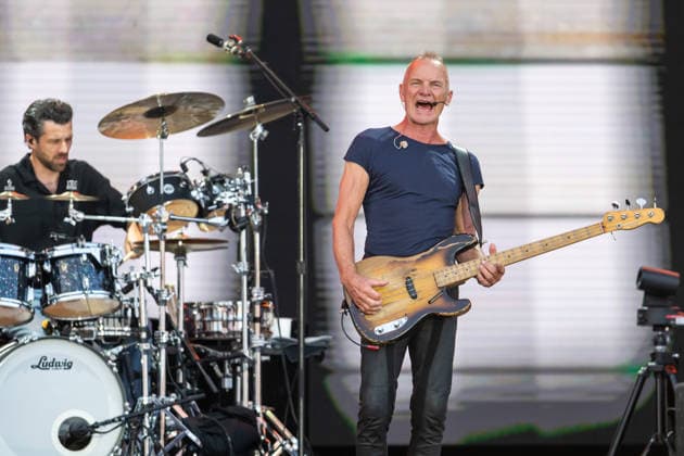 A concert by British musician Sting as part of the Metronome Prague music festival, on June 21, 2026, in Prague, Czech Republic. (CTKxPhoto OndrejxDeml) CTKPhotoP2026062105894  CTKPhotoP2026062105894