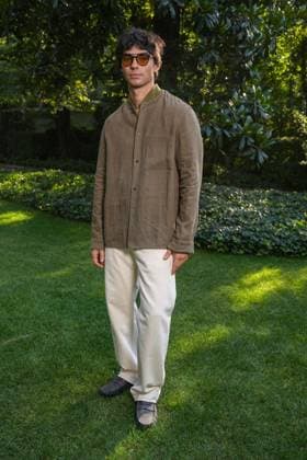 IPA85919001 - Milan, Milan Men™s Fashion Week Spring Summer 2027 - Men™s Fashion, Spring Summer 2027 - TOD™S presentation - arrivals Pictured: Jacob Rott  Copyright: xRiccardoxGIordanox xRiccardoxGiordanox 85919001