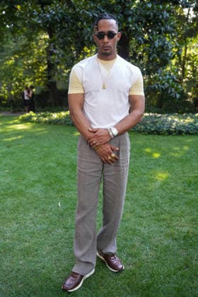 IPA85919005 - Milan, Milan Men™s Fashion Week Spring Summer 2027 - Men™s Fashion, Spring Summer 2027 - TOD™S presentation - arrivals In the photo: Mohamed Ramadan  Copyright: xRiccardoxGIordanox xRiccardoxGiordanox 85919005