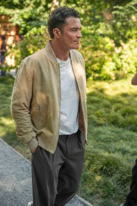 IPA85918950 - Milan, Milan Men™s Fashion Week Spring Summer 2027 - Men™s Fashion, Spring Summer 2027 - TOD™S presentation - arrivals Pictured: Orlando Bloom  Copyright: xRiccardoxGIordanox xRiccardoxGiordanox 85918950