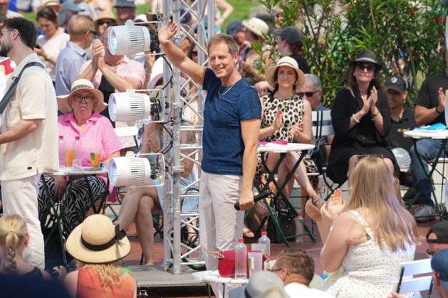 ZDF-Fernsehgarten 2026. Jörg Bausch im ZDF Fernsehgarten mit dem Motto Discofox am 21.06.2026 in Mainz. Mainz ZDF Fernsehgarten Rheinland-Pfalz *** ZDF Fernsehgarten 2026