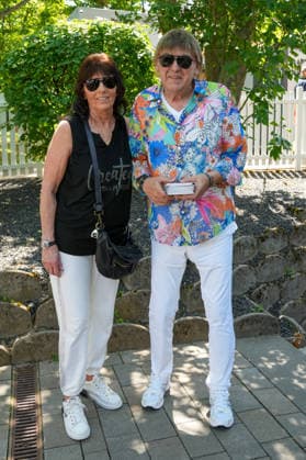 ZDF-Fernsehgarten 2026. Die Amigos Heike Ulrich und Bernd Ulrich im ZDF Fernsehgarten mit dem Motto Discofox am 21.06.2026 in Mainz. Mainz ZDF Fernsehgarten Rheinland-Pfalz *** ZDF Fernsehgarten 2026