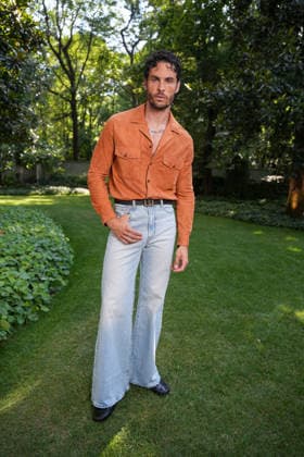 IPA85922579 - Milan, Milan Men™s Fashion Week Spring Summer 2027 - Men™s Fashion, Spring Summer 2027 - TOD™S presentation - arrivals Pictured: Baptiste Giabiconi  Copyright: xRiccardoxGIordanox xRiccardoxGiordanox 85922579