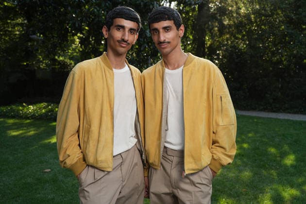 IPA85922772 - Milan, Milan Men™s Fashion Week Spring Summer 2027 - Men™s Fashion, Spring Summer 2027 - TOD™S presentation - arrivals Pictured: Humaid Hadban, Mohammed Hadban  Copyright: xRiccardoxGIordanox xRiccardoxGiordanox 85922772