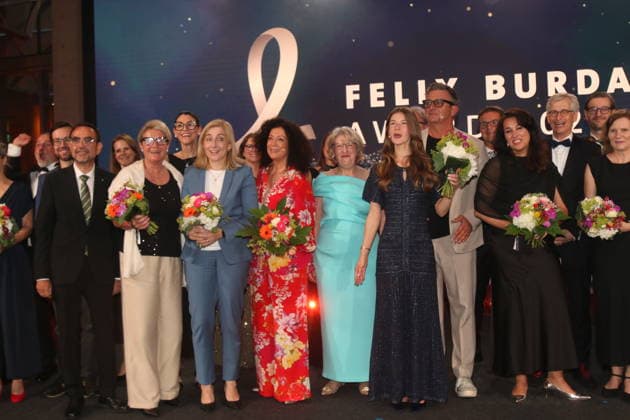 Die Preisträger bei der 21. Verleihung des Felix Burda Award 2026 im Axica-Kongress- und Tagungszentrum. Berlin, 21.06.2026 *** The winners at the 21st Felix Burda Award ceremony in 2026 at the Axica Congress and Conference Center in Berlin, June 21, 2026,detected_source_language Copyright: xAgenturxMatthiasxWehnertx xM.xGränzdörferx