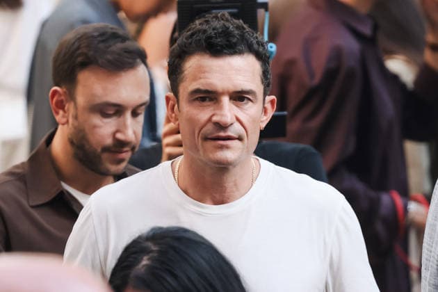 IPA85925230 - Milan, Milan Fashion Week Menswear Spring Summer 2027 - Men s Fashion, Spring Summer 2027 - Tod s Show - Guests arriving. Pictured: Orlando Bloom (British actor)  Copyright: xAlessandroxBremecx xx 85925230