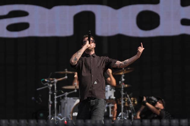 ROCK IN RIO LISBOA 2026 ROCK IN RIO LISBOA: Grandson performing at Palco Mundo on second day of Rock In Rio Lisboa, at Parque Tejo, in Lisbon, Portugal, this Sunday 21. (Photo: Bruno de Carvalho Brazil Photo Press) Lisboa Parque das Nacoes Lisboa Portugal Copyright: xBrunoxdexCarvalhox