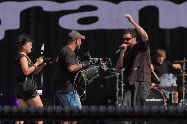 ROCK IN RIO LISBOA 2026 ROCK IN RIO LISBOA: Grandson performing at Palco Mundo on second day of Rock In Rio Lisboa, at Parque Tejo, in Lisbon, Portugal, this Sunday 21. (Photo: Bruno de Carvalho Brazil Photo Press) Lisboa Parque das Nacoes Lisboa Portugal Copyright: xBrunoxdexCarvalhox