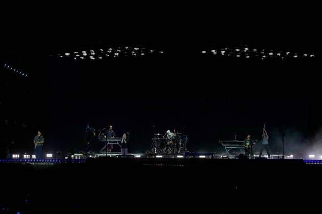 ROCK IN RIO LISBOA 2026 ROCK IN RIO LISBOA: Linkin Park performing at Palco Mundo on second day of Rock In Rio Lisboa, at Parque Tejo, in Lisbon, Portugal, this Sunday 21. (Photo: Bruno de Carvalho Brazil Photo Press) Lisboa Parque das Nacoes Lisboa Portugal Copyright: xBrunoxdexCarvalhox