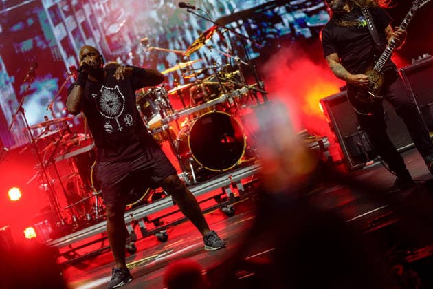 ROCK IN RIO LISBOA 2026 ROCK IN RIO LISBOA: Sepultura performing at Palco Music Valley on second day of Rock In Rio Lisboa, at Parque Tejo, in Lisbon, Portugal, this Sunday 21. (Photo: Bruno de Carvalho Brazil Photo Press) Lisboa Parque das Nacoes Lisboa Portugal Copyright: xBrunoxdexCarvalhox