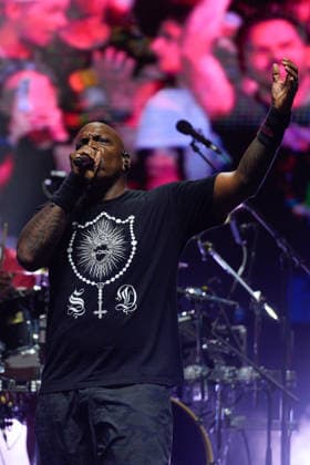 ROCK IN RIO LISBOA 2026 ROCK IN RIO LISBOA: Sepultura performing at Palco Music Valley on second day of Rock In Rio Lisboa, at Parque Tejo, in Lisbon, Portugal, this Sunday 21. (Photo: Bruno de Carvalho Brazil Photo Press) Lisboa Parque das Nacoes Lisboa Portugal Copyright: xBrunoxdexCarvalhox