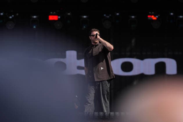 ROCK IN RIO LISBOA 2026 ROCK IN RIO LISBOA: Grandson performing at Palco Mundo on second day of Rock In Rio Lisboa, at Parque Tejo, in Lisbon, Portugal, this Sunday 21. (Photo: Bruno de Carvalho Brazil Photo Press) Lisboa Parque das Nacoes Lisboa Portugal Copyright: xBrunoxdexCarvalhox