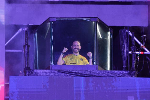 Abelardo de la Espriella celebrates presidential election victory in Colombia BARRANQUILLA, COLOMBIA - JUNE 21: Abelardo de la Espriella, candidate of the National Salvation Movement (Salvacion Nacional), celebrates after winning Colombia s 2026 presidential runoff election in Barranquilla, Colombia, on June 21, 2026. Cristian Acosta Anadolu Barranquilla Colombia. Editorial use only. Please get in touch for any other usage.  Copyright: x2026xAnadoluxCristianxAcostax