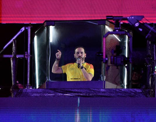 Abelardo de la Espriella celebrates presidential election victory in Colombia BARRANQUILLA, COLOMBIA - JUNE 21: Abelardo de la Espriella, candidate of the National Salvation Movement (Salvacion Nacional), celebrates after winning Colombia s 2026 presidential runoff election in Barranquilla, Colombia, on June 21, 2026. Cristian Acosta Anadolu Barranquilla Colombia. Editorial use only. Please get in touch for any other usage.  Copyright: x2026xAnadoluxCristianxAcostax