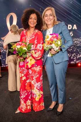 ABB BURDA- Barbara Wussow Bundesministerin für Gesundheit Nina Warken (CDU) zu Gast auf der Aftershow Party bei dem Felix Burda Award in der KAXICA am Brandenburger Tor am 21.06.2026 in Berlin Berlin Deutschland *** ABB BURDA Barbara Wussow, Federal Minister of Health; Nina Warken (CDU), guest at the after-show party for the Felix Burda Award at KAXICA near the Brandenburg Gate on June 21, 2026, in Berlin, Germany,detected_source_language