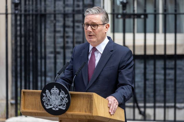 Keir Starmer resigns as UK Prime Minister LONDON, UNITED KINGDOM - JUNE 22: UK Prime Minister Keir Starmer makes his resignation statement outside 10 Downing Street in London, United Kingdom on June 22, 2026. Ilyas Tayfun Salci Anadolu London United Kingdom. Editorial use only. Please get in touch for any other usage.  Copyright: x2026xAnadoluxIlyasxTayfunxSalcix