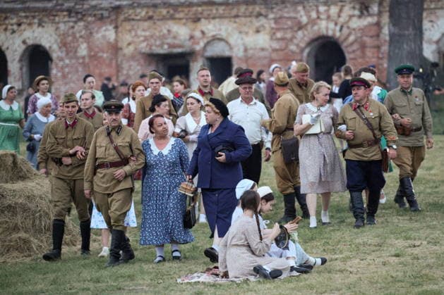 BELARUS, BREST - JUNE 22, 2026: A military-historical re-enactment at the Brest Fortress. The event marks the 85th anniversary of the Nazi German Invasion of the Soviet Union in World War II Brest Belarus  - ZUMAt113 20260622_zaa_t113_144 Copyright: xMaximxMalinovskyx