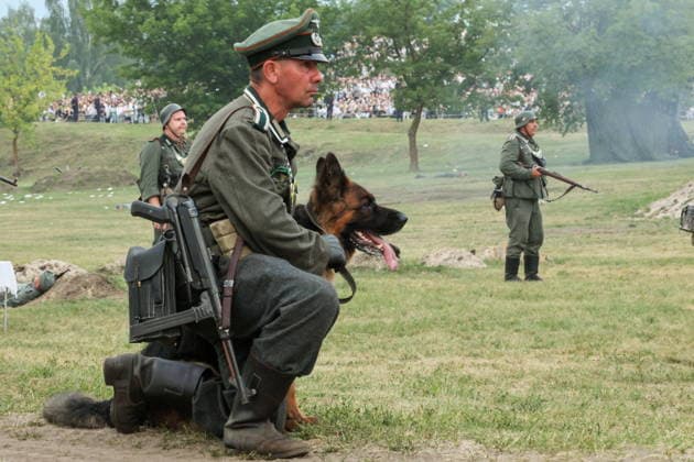 BELARUS, BREST - JUNE 22, 2026: A military-historical re-enactment at the Brest Fortress. The event marks the 85th anniversary of the Nazi German Invasion of the Soviet Union in World War II. Maxim Malinovsky TASS  94130701