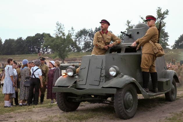 BELARUS, BREST - JUNE 22, 2026: A military-historical re-enactment at the Brest Fortress. The event marks the 85th anniversary of the Nazi German Invasion of the Soviet Union in World War II. Maxim Malinovsky TASS  94131028