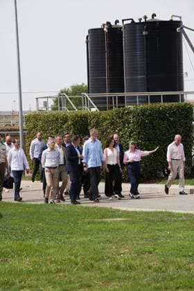 Inauguration of innovation Water and Energy Center during 175 anniverasary of Canal de Isabel II in Madrid on Monday, 22 June 2026. In picture King Felipe VI and Isabel Diaz Ayuso Inaugura el centro de innovación de agua y energía, en el marco de la conmemoración del 175º aniversario de la creación de Canal de Isabel II en Madrid a 22 de Junio de 2026 Sara Cordon Press Cordon Press 