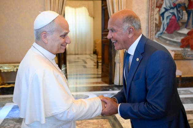 ITALY- REL VATICAN -POPE LEO XVI RECEIVES MEMEBERSOF THE JEROME LEJEUNE FOUNDATION June 22, 2026 ITALY REL June 22, 2026 Pope Leo XIV receives members of the Jerome Lejeune Foundation EDITORIAL USE ONLY - NO BOOKS Copyright: xVATICANxMEDIAx xCatholicxPressxPhotox