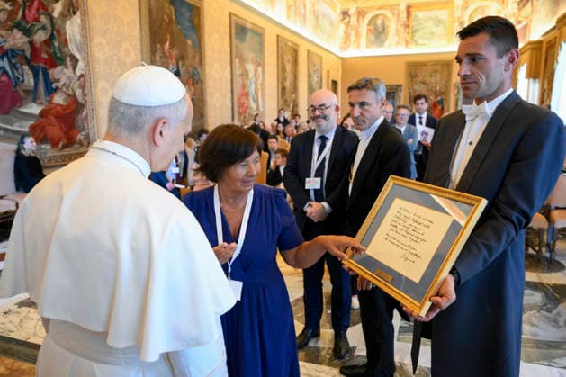 ITALY- REL VATICAN -POPE LEO XVI RECEIVES MEMEBERSOF THE JEROME LEJEUNE FOUNDATION June 22, 2026 ITALY REL June 22, 2026 Pope Leo XIV receives members of the Jerome Lejeune Foundation EDITORIAL USE ONLY - NO BOOKS Copyright: xVATICANxMEDIAx xCatholicxPressxPhotox