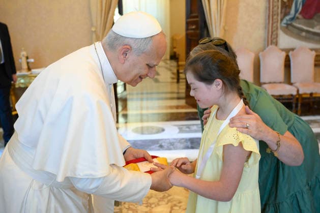 ITALY- REL VATICAN -POPE LEO XVI RECEIVES MEMEBERSOF THE JEROME LEJEUNE FOUNDATION June 22, 2026 ITALY REL June 22, 2026 Pope Leo XIV receives members of the Jerome Lejeune Foundation EDITORIAL USE ONLY - NO BOOKS Copyright: xVATICANxMEDIAx xCatholicxPressxPhotox