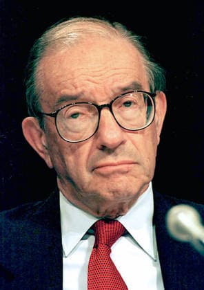 June 10, 1998, Washington, District Of Columbia, USA: Washington, DC - June 10,1998 -- Federal Reserve Chairman Alan Greenspan testifies before the Joint Economic Committee on Monetary Policy and the Economic Outlook on Capitol Hill in Washington, DC on June 10, 1998 Washington USA  - ZUMAs152 19980610_faa_s152_003 Copyright: xRonxSachsx