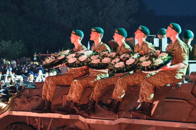 BELARUS, BREST - JUNE 22, 2026: A memorial rally at the Courage Monument in the Brest Fortress marking the 85th anniversary of the Nazi German Invasion of the Soviet Union in World War II. Maxim Malinovsky TASS  94129523