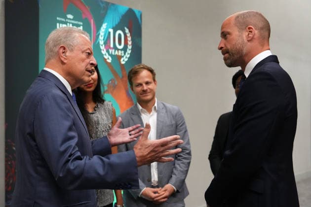 . 22 06 2026. London, United Kingdom. Prince William with former US Vice President Al Gore at a Business Forum for the Royal FoundationÕs United for Wildlife , at the start of London Climate Action Week.  xPoolx xi-Imagesx IIM-26846-0005