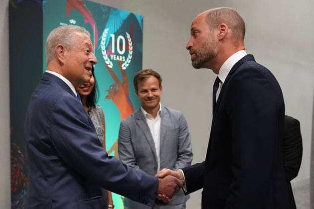 . 22 06 2026. London, United Kingdom. Prince William with former US Vice President Al Gore at a Business Forum for the Royal FoundationÕs United for Wildlife , at the start of London Climate Action Week.  xPoolx xi-Imagesx IIM-26846-0006