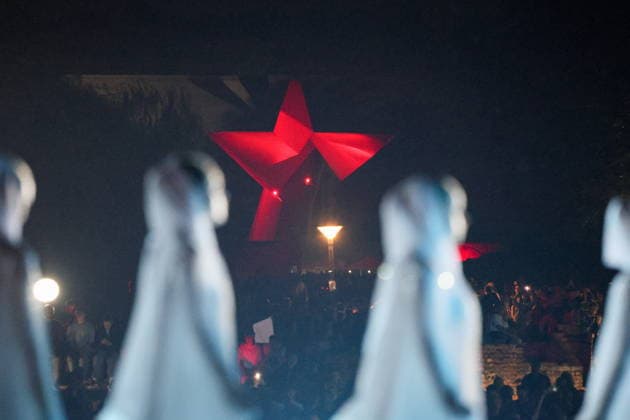 BELARUS, BREST - JUNE 22, 2026: A memorial rally at the Courage Monument in the Brest Fortress marking the 85th anniversary of the Nazi German Invasion of the Soviet Union in World War II Brest Belarus  - ZUMAt113 20260622_zaa_t113_206 Copyright: xMaximxMalinovskyx