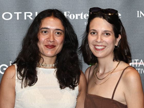 IPA85938320 - Rome: Casa del Cinema. Presentation of the Filming Italy Sardegna Festival. Pictured: Ludovica Galletta, Federica Corti  Copyright: xMarcoxProvvisionatox xDxAvanzo Provvisionatox 85938320
