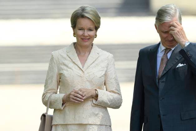 State Visit of the Emperor and the Empress of Japan to Belgium LAEKEN, BELGIUM - JUNE 22 : Queen Mathilde of Belgium and King Philippe - Filip of Belgium pictured at the Castle of Laeken during the state visit of the Emperor and Empress of Japan to Belgium, on June 22, 2026 in Laeken, Belgium, 22 06 2026 Laeken Belgium  Copyright: xPhilipxReynaersx