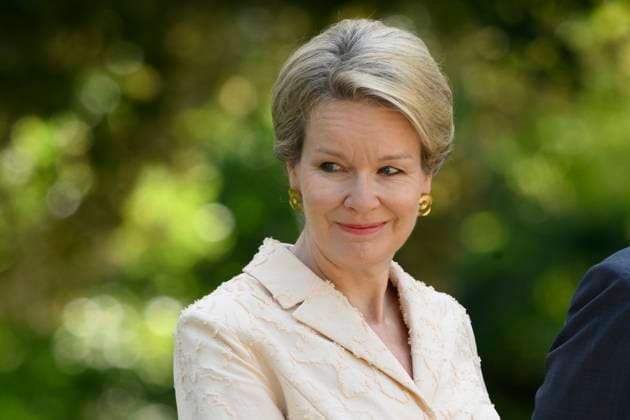 State Visit of the Emperor and the Empress of Japan to Belgium LAEKEN, BELGIUM - JUNE 22 : Queen Mathilde of Belgium pictured at the Castle of Laeken during the state visit of the Emperor and Empress of Japan to Belgium, on June 22, 2026 in Laeken, Belgium, 22 06 2026 Laeken Belgium  Copyright: xPhilipxReynaersx