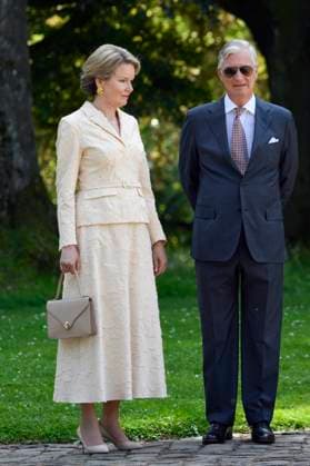 State Visit of the Emperor and the Empress of Japan to Belgium LAEKEN, BELGIUM - JUNE 22 : Queen Mathilde of Belgium and King Philippe - Filip of Belgium pictured at the Castle of Laeken during the state visit of the Emperor and Empress of Japan to Belgium, on June 22, 2026 in Laeken, Belgium, 22 06 2026 Laeken Belgium  Copyright: xPhilipxReynaersx