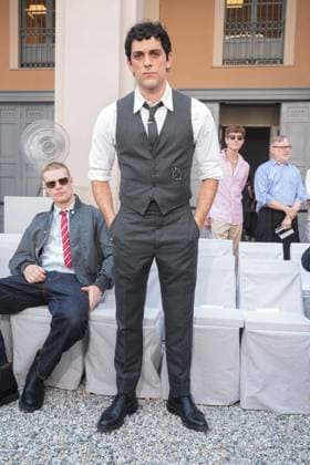 IPA85941667 - Milan, Milan Men™s Fashion Week Spring Summer 2027 - Men™s Fashion, Spring Summer 2027 - Thom Browne fashion show - front row Pictured: Bresch  Copyright: xRiccardoxGIordanox xRiccardoxGiordanox 85941667