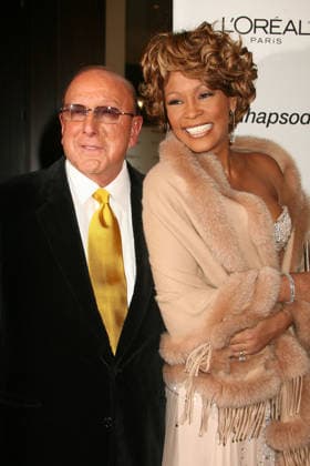 Clive Davis, an American music producer, died on February 10, 2007, in Beverly Hills, California. Clive Davis and Whitney Houston at the 2007 Pre-Grammy Awards Party at the Beverly Hilton Hotel. Photo credit  Copyright: xAdMediax STAR_457547_030