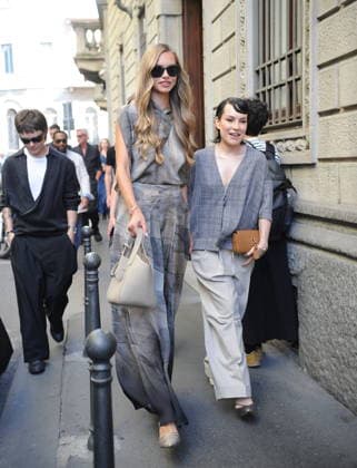 RECORD DATE NOT STATED IPA85944996 - MILAN—LAILA HASANOVIC, JANNIK SINNER S GIRLFRIEND, ATTENDS THE ARMANI FASHION SHOW  Copyright: xx xx 85944996