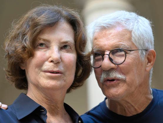 June 22, 2026, Milan, Italy: Silvana Armani (L), granddaughter of Giorgio Armani and creative director of the Giorgio Armani, and fashion designer Leo Dell Orco pose ahead of the start of brand Italian fashion house Giorgio Armani Men s Spring Summer 2027 collection show during the Milan Fashion Week in Milan, Italy, 22 June 2026. Milan Fashion Week runs from 19 to 23 June 2026. ANSA DANIEL DAL ZENNARO. Milan Italy  - ZUMAa110 20260622_zaf_a110_021 Copyright: xDanielxDalxZennarox