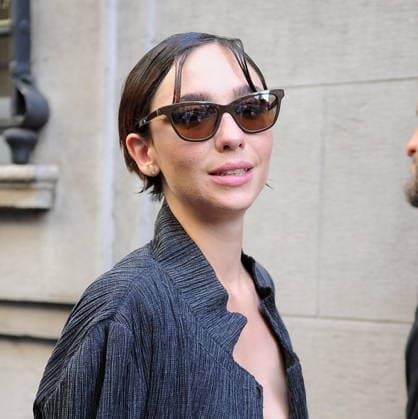 RECORD DATE NOT STATED IPA85945530 - MILAN—MATILDA DE ANGELIS ARRIVES AT THE ARMANI FASHION SHOW  Copyright: xx xx 85945530