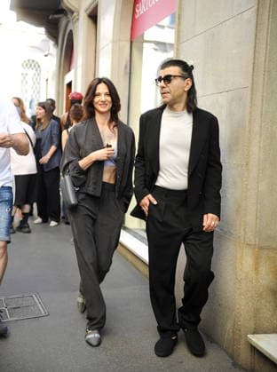RECORD DATE NOT STATED IPA85946280 - MILAN—ASIA ARGENTO ATTENDS THE ARMANI FASHION SHOW  Copyright: xx xx 85946280