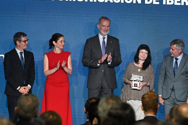 King Felipe IV Presents the 43rd Edition of the 2026 King of Spain International Journalism Awards Félix Bolanos, Isabel Díaz Ayuso, and King Felipe VI alongside the award winners during the awards ceremony for the 2026 King of Spain International Journalism Awards, on June 22, 2026, in Madrid, Spain. These awards are organized by the EFE News Agency and the Spanish Agency for International Development Cooperation (AECID), and since 1983 have recognized journalistic excellence in Ibero-American countries, as well as in those nations with which Spain maintains historical, KING PHILIP VI KING OF SPAIN INTERNATIONAL JOURNALISM AWARDS EFE NEWS AGENCY SPANISH AGENCY FOR INTERNATIONAL DEVELOPMENT COOPERATION José Madrid Madrid, Spain,detected_so  Copyright: xJosÃ xOlivax 7615766