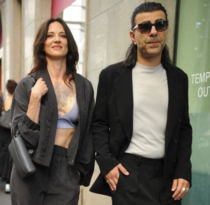 RECORD DATE NOT STATED IPA85946287 - MILAN—ASIA ARGENTO ATTENDS THE ARMANI FASHION SHOW  Copyright: xx xx 85946287