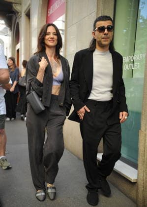 RECORD DATE NOT STATED IPA85946288 - MILAN—ASIA ARGENTO ATTENDS THE ARMANI FASHION SHOW  Copyright: xx xx 85946288