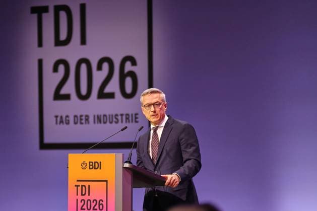 Berlin, Deutschland, 22.06.2026: EUREF-Campus: Tag der Industrie: Bundesminister für Digitales und Staatsmodernisierung Karsten Wildberger (CDU) *** Berlin, Germany, June 22, 2026 EUREF Campus Industry Day Karsten Wildberger, Federal Minister for Digital Affairs and State Modernization, CDU,detected_source_language Copyright: xdtsxNachrichtenagenturx dts_124386