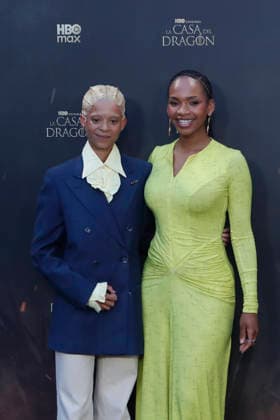 June 22, 2026, Madrid, Madrid, Spain: British actresses PHOEBE CAMPBELL (L) who plays Lady Rhaena Targaryen and BETHANY ANTONIA (R) who plays Lady Baela Targaryen pose together on the red carpet during the special screening event for the first episode of season three of the HBO series House of the Dragon . The premiere was held at the Terraza del Campo del Moro in Madrid. The highly anticipated fantasy series is based on George R R Martins book Fire and Blood and explores the epic history of House Targaryen set two hundred years before the events of Game of Thrones Madrid Spain - ZUMAo127 20260622_zep_o127_023 Copyright: xHugoxOrtunox